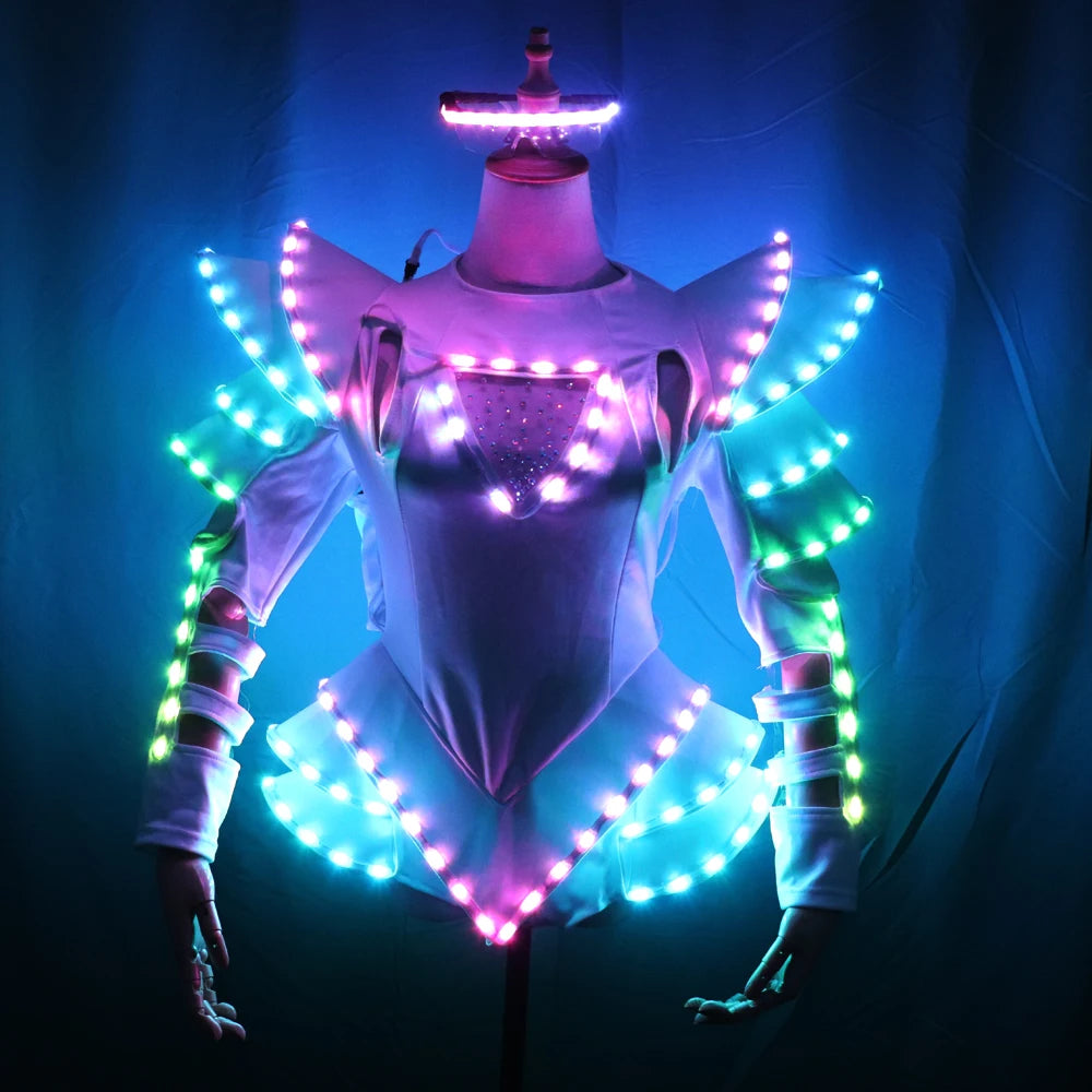 Luminous Bride LED Tutu Dress – Dance & Party Glow