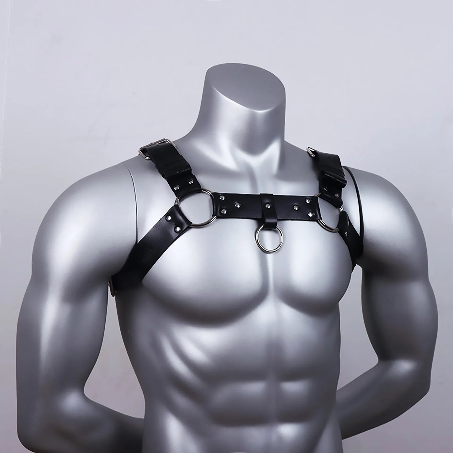 LUSTRA // Ironbound - Adjustable Leather Chest Harness