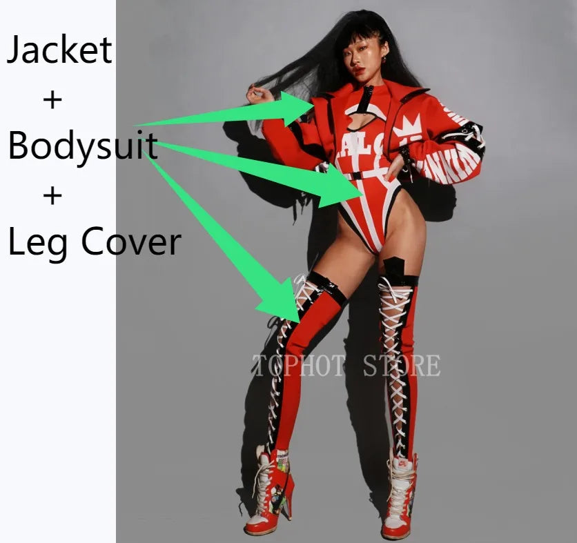 Scarlet Beat Cyber Bodysuit