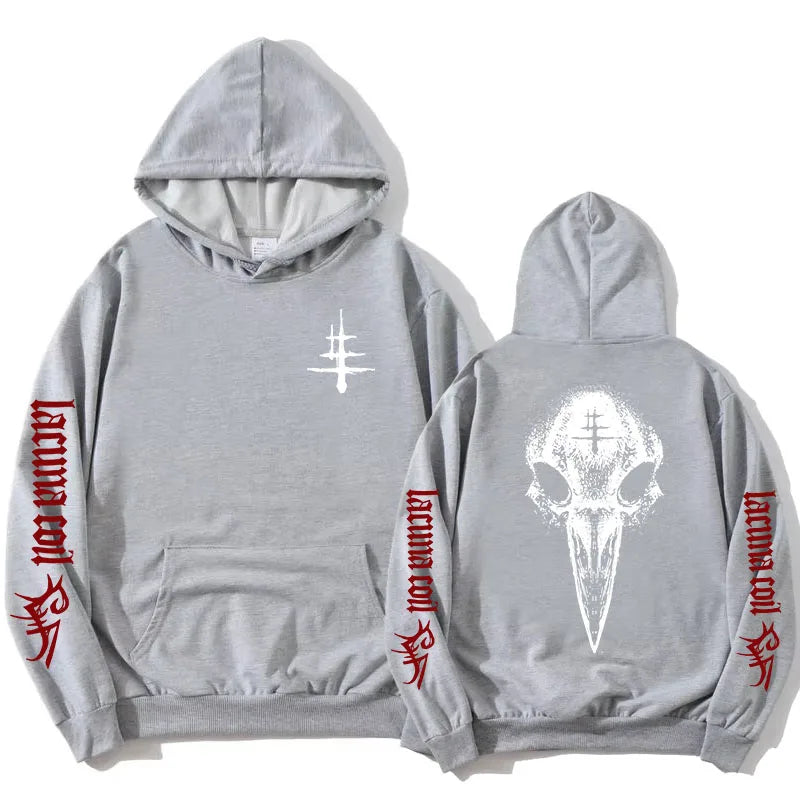 SLEEPLESS EMPIRE Lacuna Coil Hoodie – Gothic Rock Streetwear Fleece