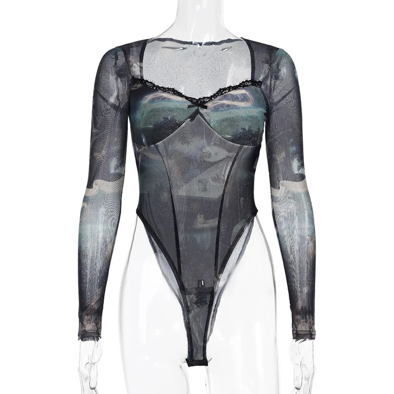 Darkwave Mesh Bodysuit