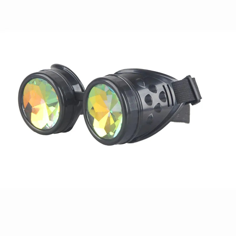 SpikedRetro Steampunk Goggles – Gothic Punk Eyewear with Attitude