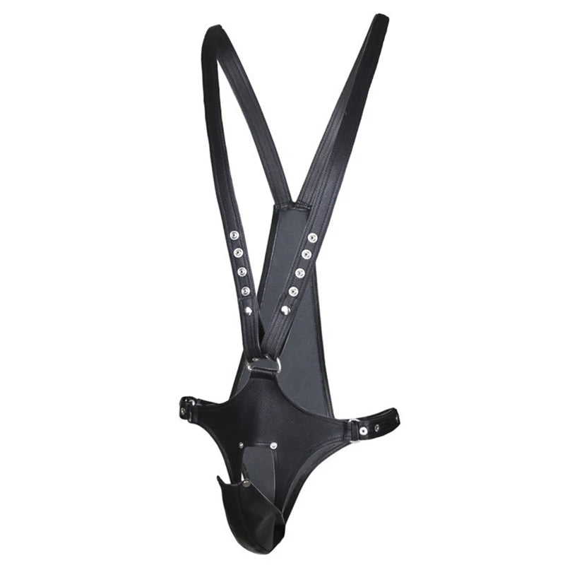 LUSTRA Cageframe Leather Chest Harness