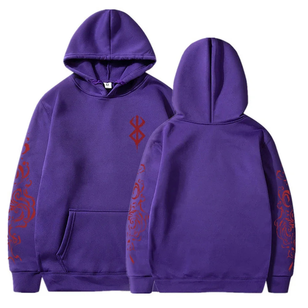 BERSERK//ACID Gothic Oversized Hoodie – Harajuku Dark Streetwear