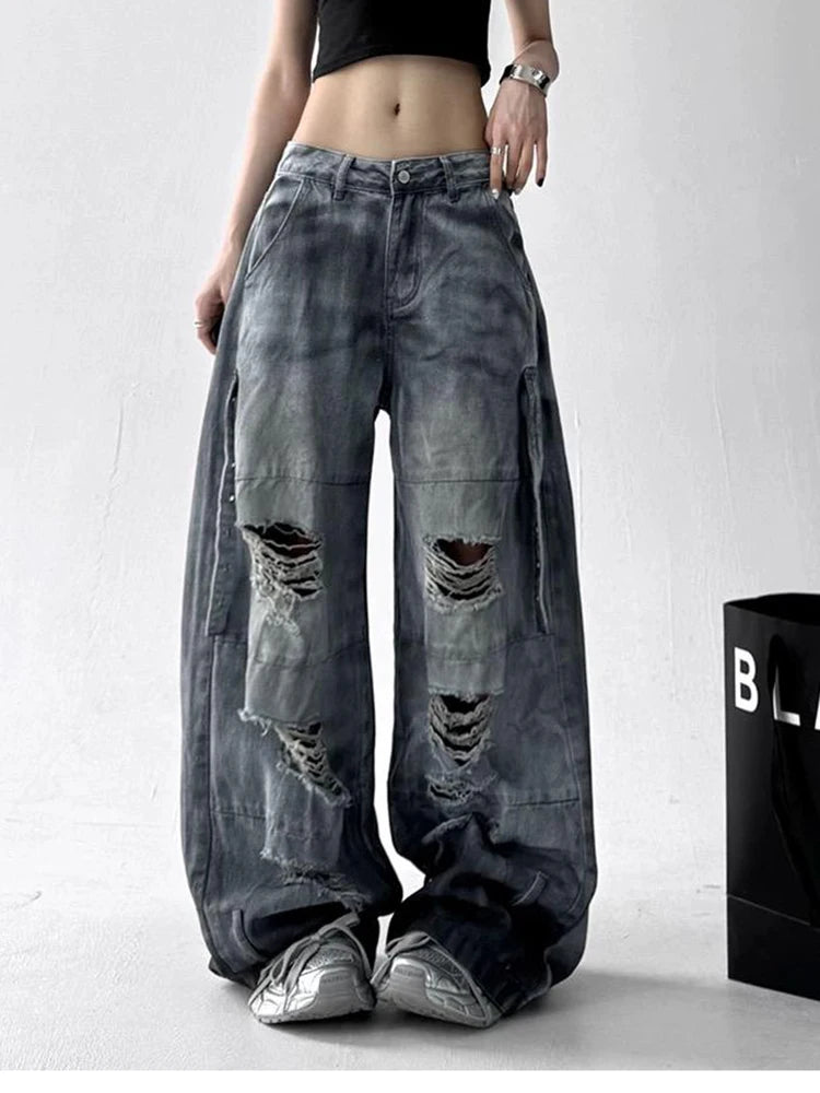 SoilFade Wide Leg Jeans