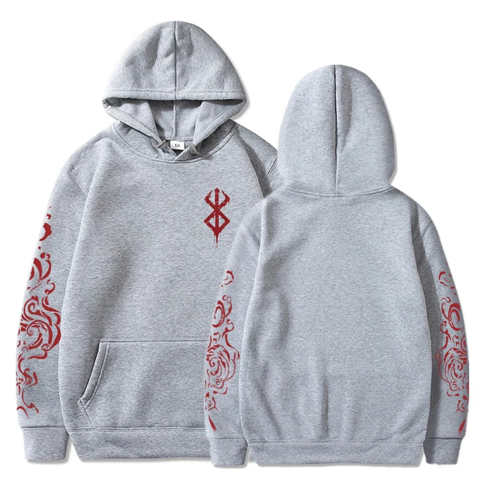 BERSERK//ACID Gothic Oversized Hoodie – Harajuku Dark Streetwear