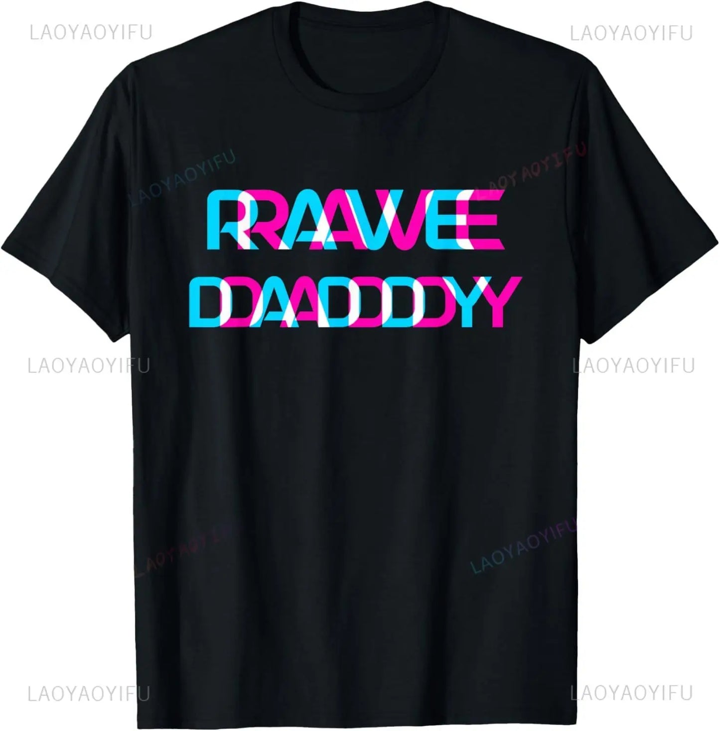 Trippy Glitch Cyber Tee