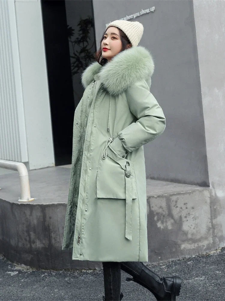Arctic Halo Long Hooded Parka