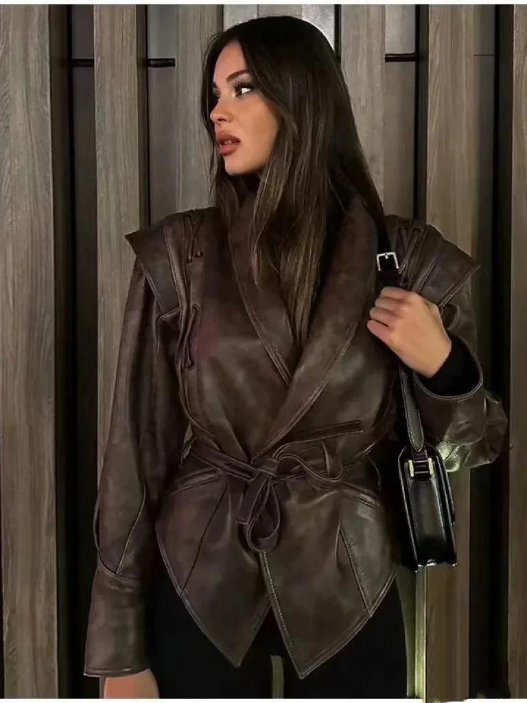 Vortex V-Neck Moto Jacket