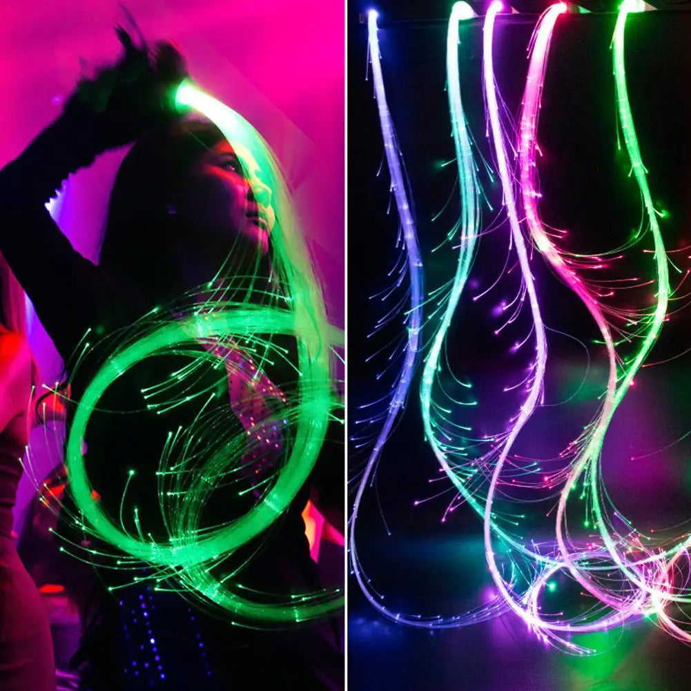 Luminous Flow RGB Fiber Optic Whip
