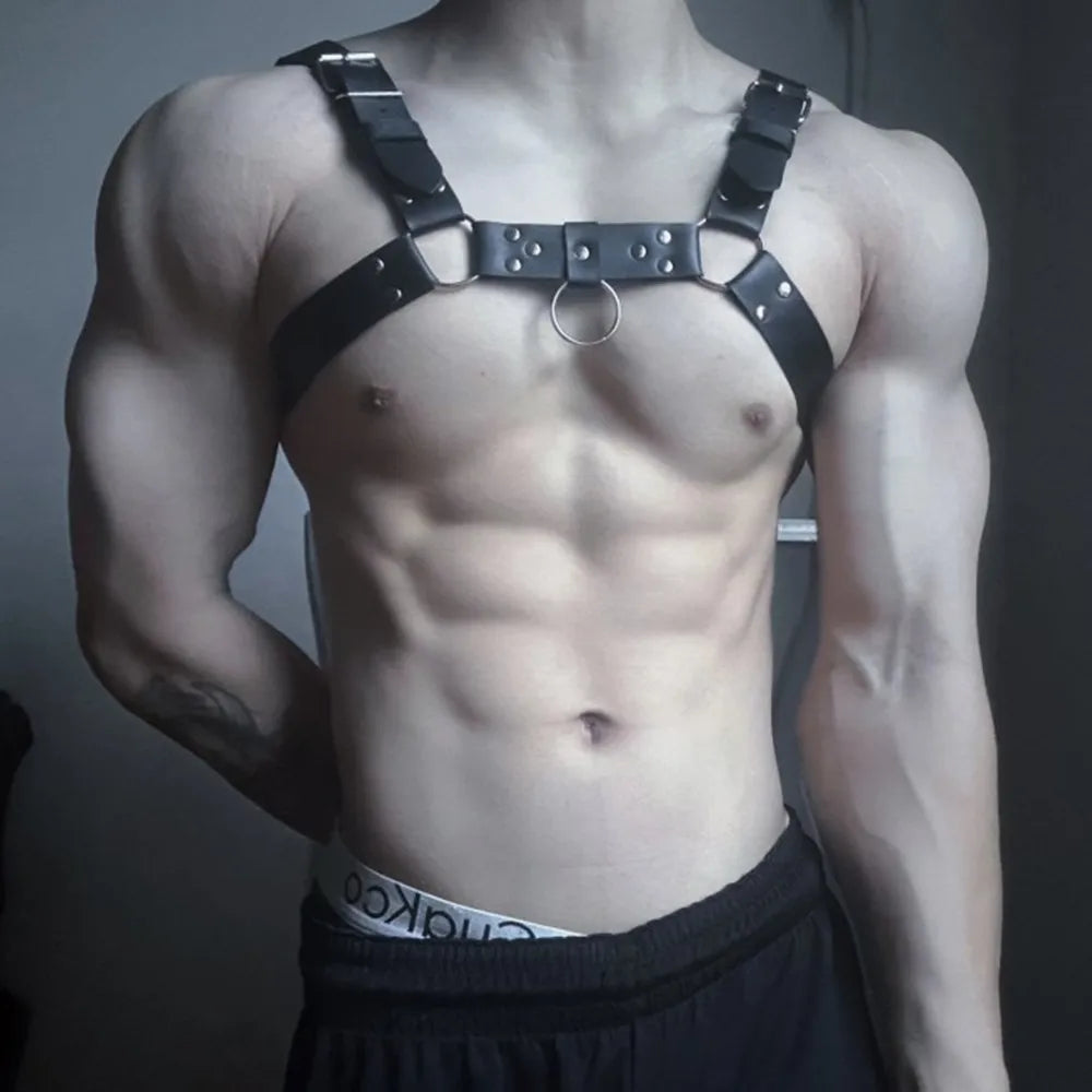 LUSTRA // Ironbound - Adjustable Leather Chest Harness
