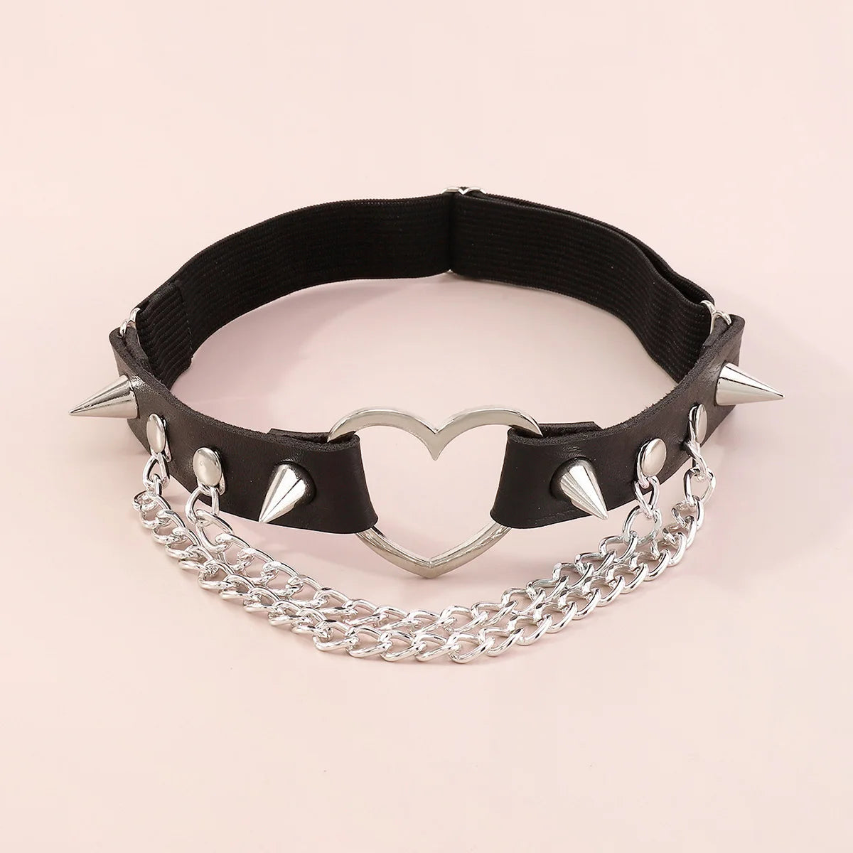 Midnight Thorn - Spiked Leather Leg Harness
