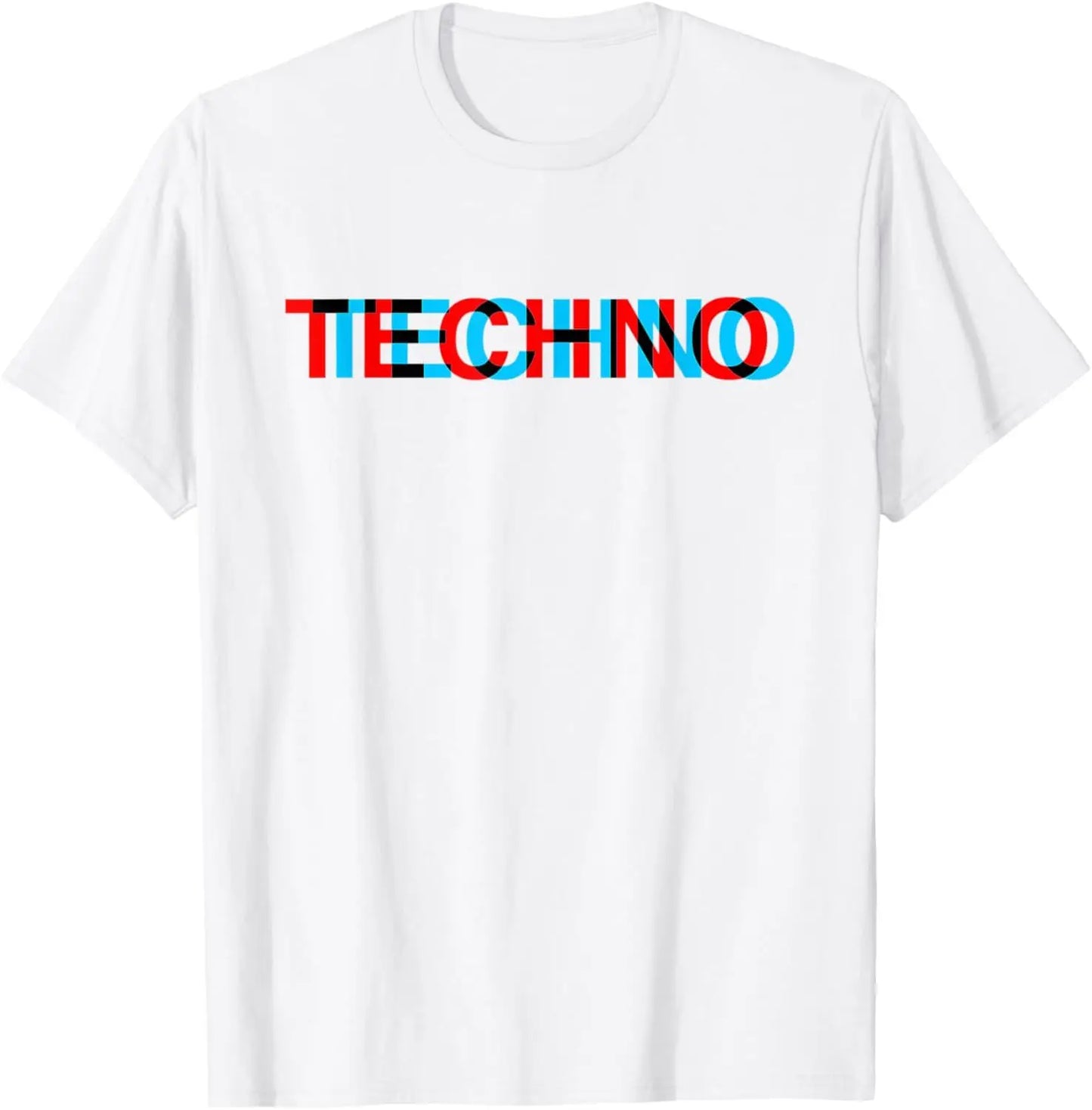 Trippy Glitch Cyber Tee