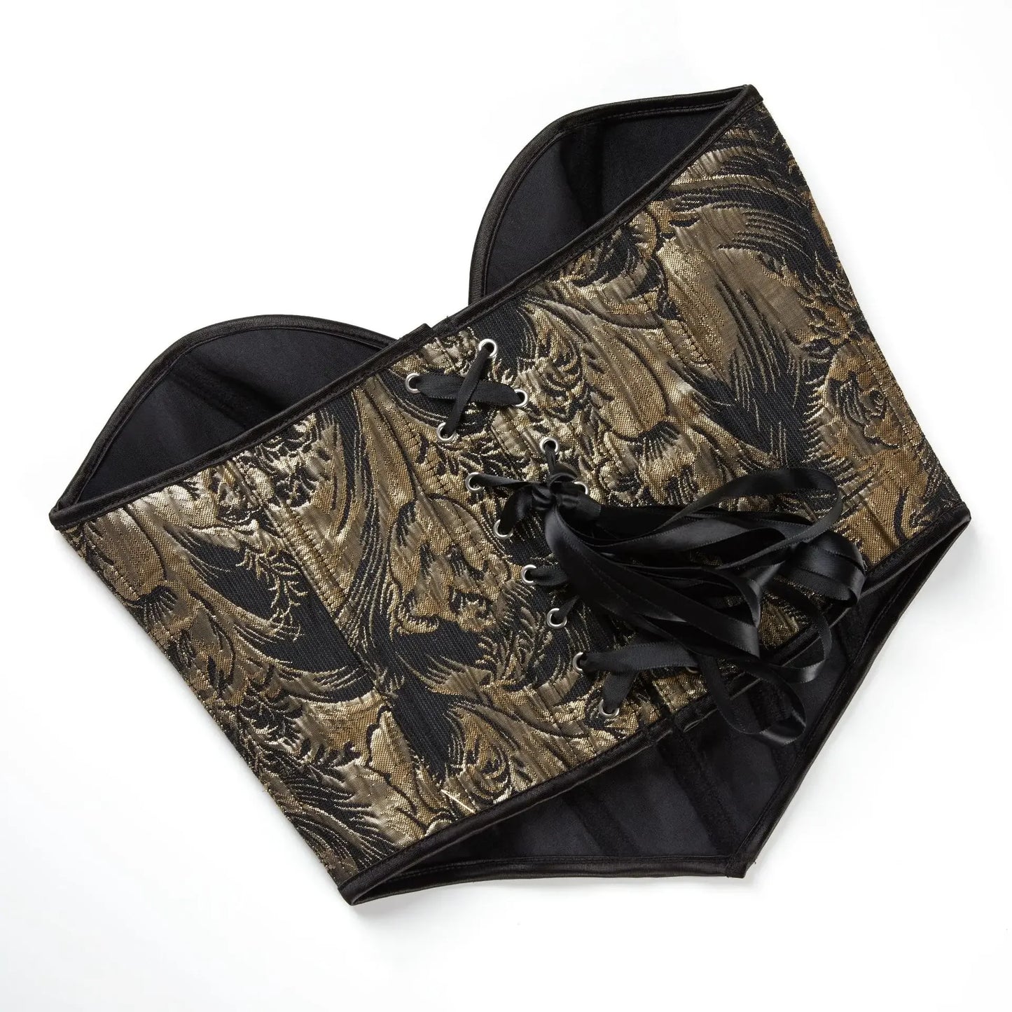 EleganceLace™ Overbust Corset Crop Top with Push-Up Design
