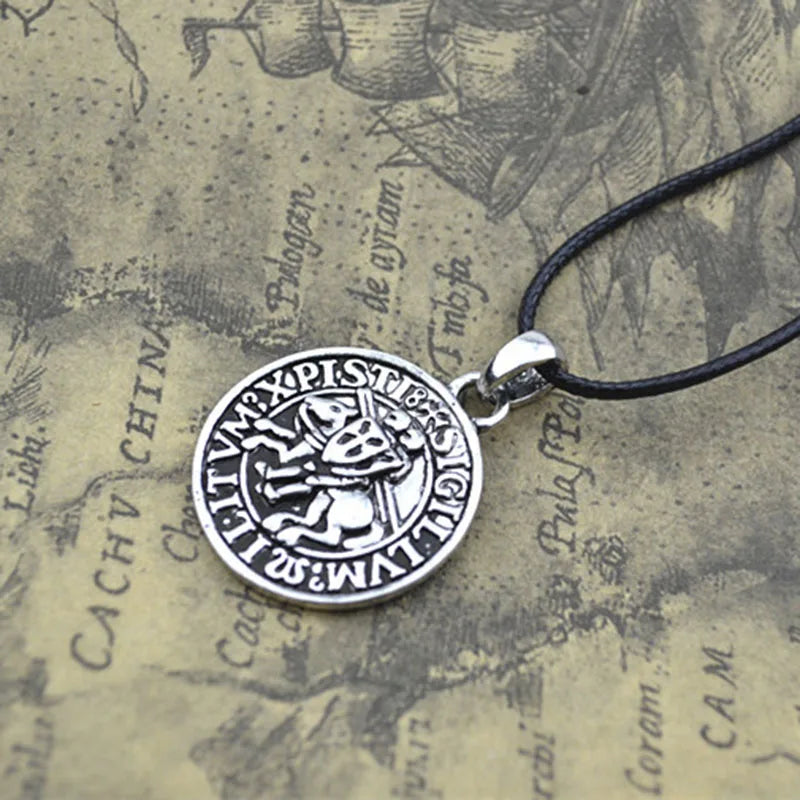 Aegis Valor – Ancient Silver Warrior Shield Necklace