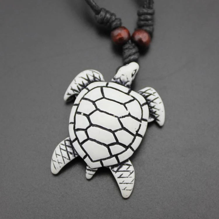 Tidebound – Yak Bone Tortoise Tribal Necklace