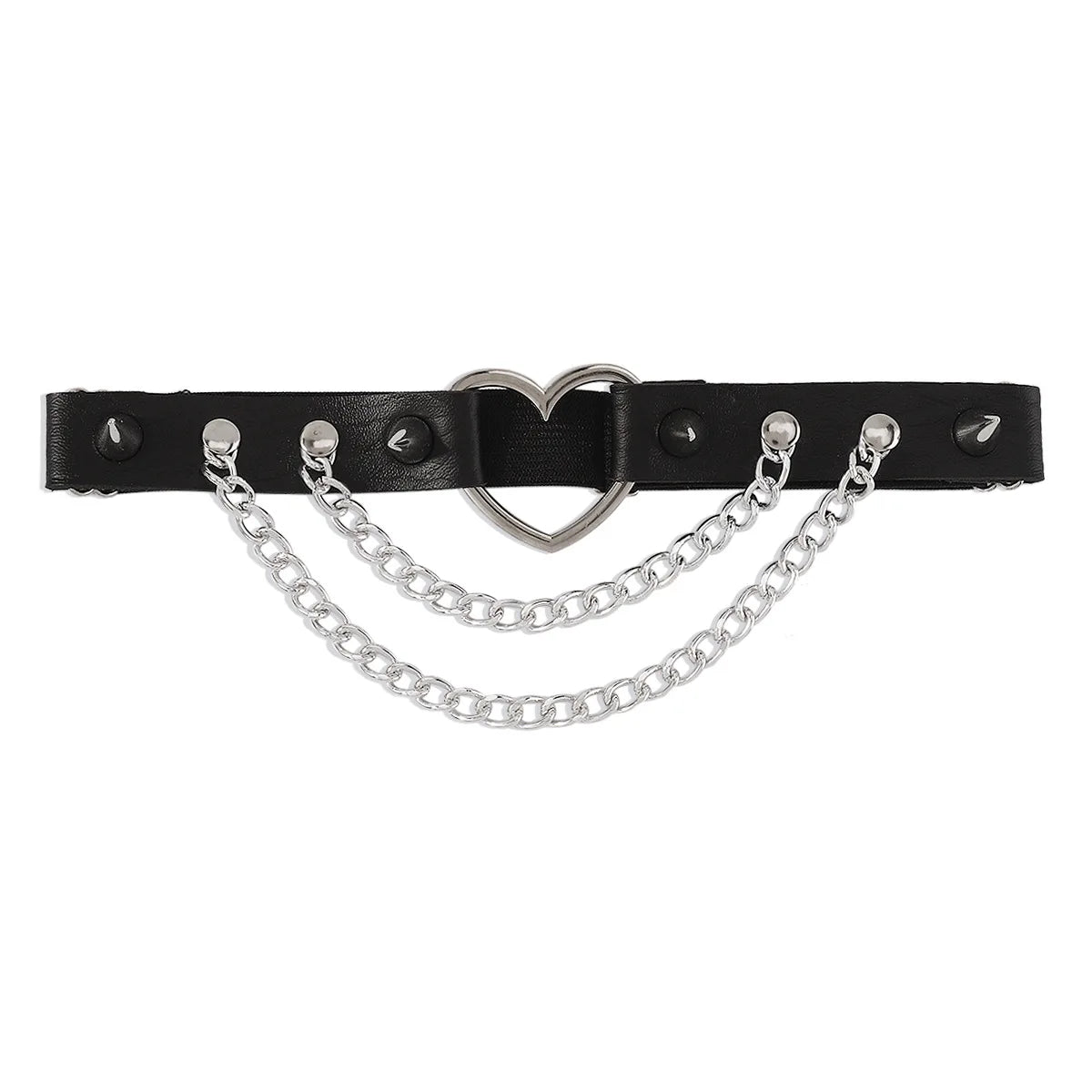 Midnight Thorn - Spiked Leather Leg Harness