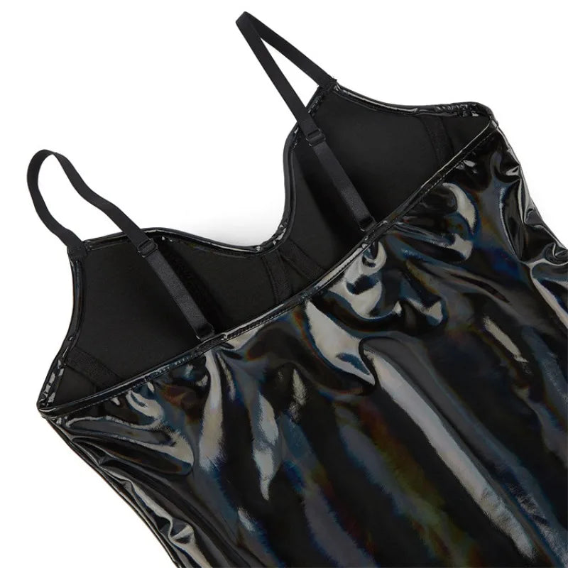 LUSTRA Sculpt PU Bodysuit