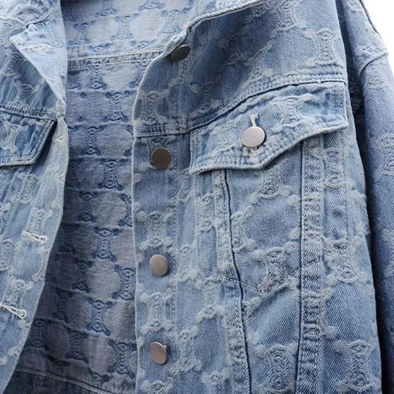 Opaline Jacquard Tweed Crop Jacket