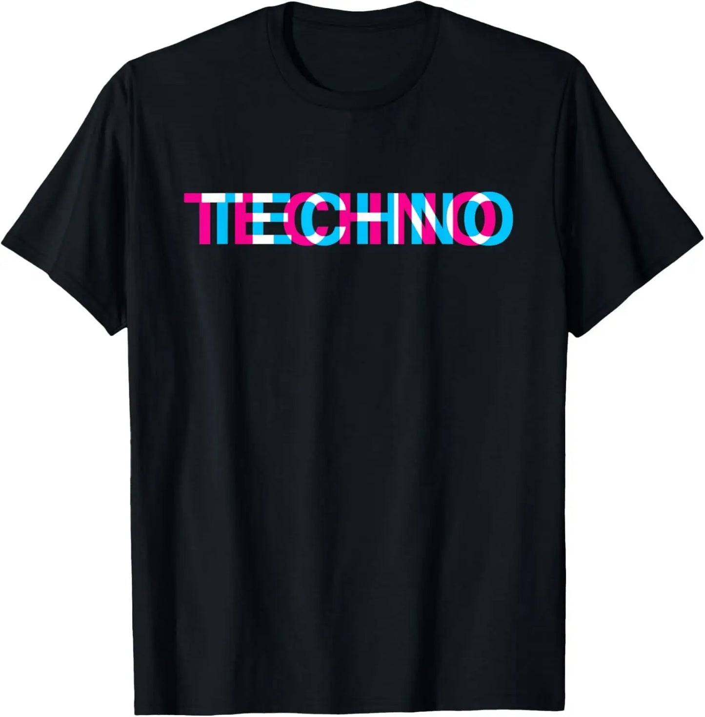 Trippy Glitch Cyber Tee