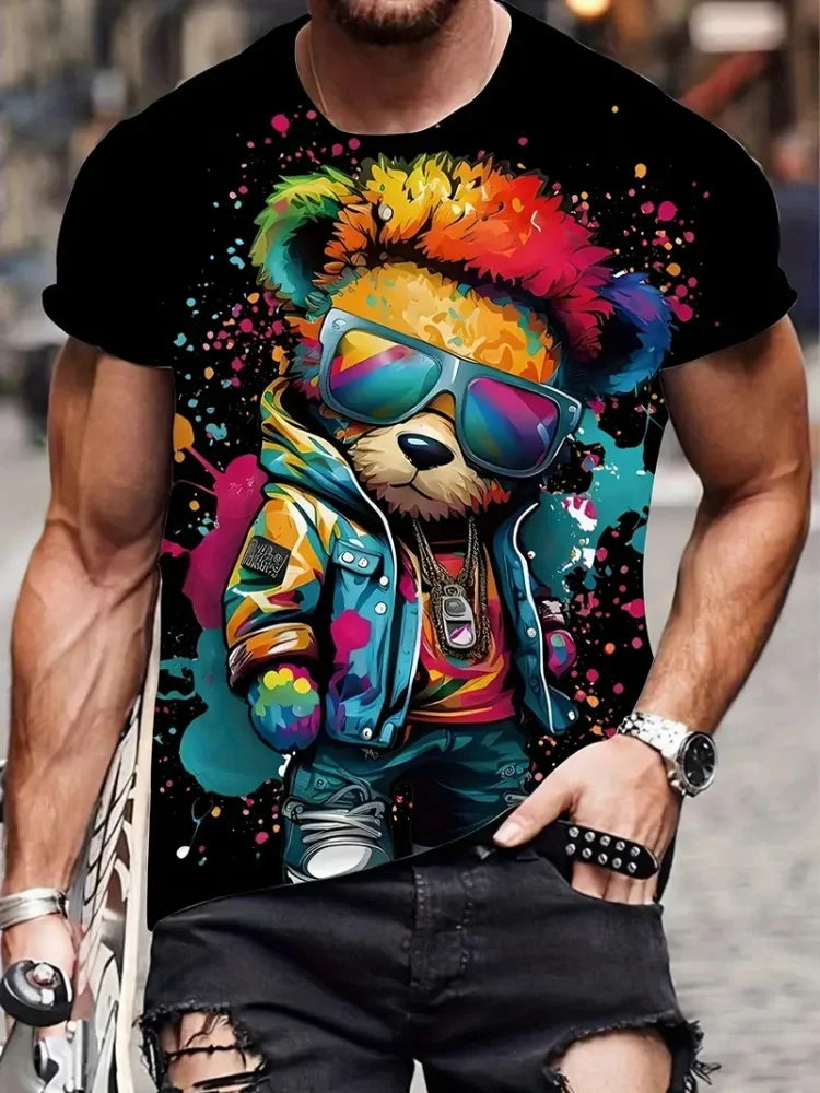 Wild Hair Cat – Harajuku Vibes Tee