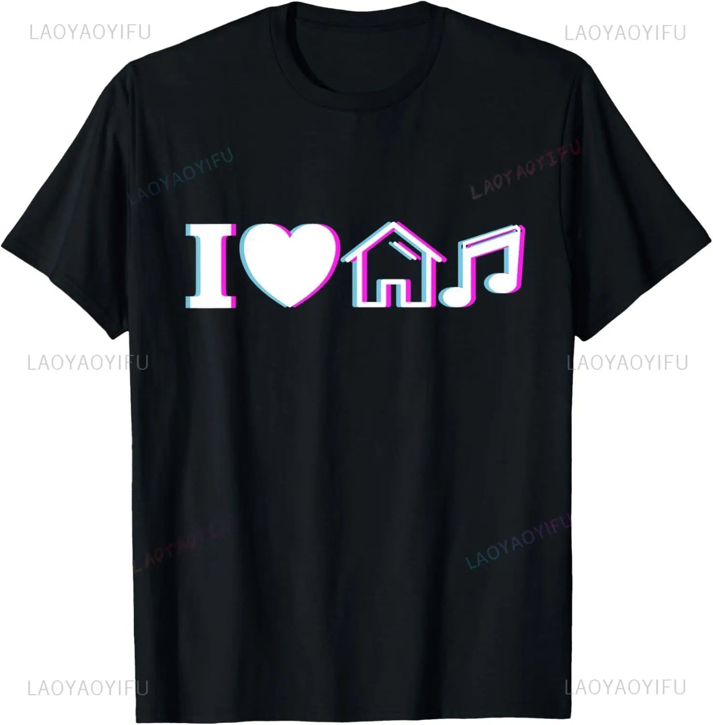 Trippy Glitch Cyber Tee