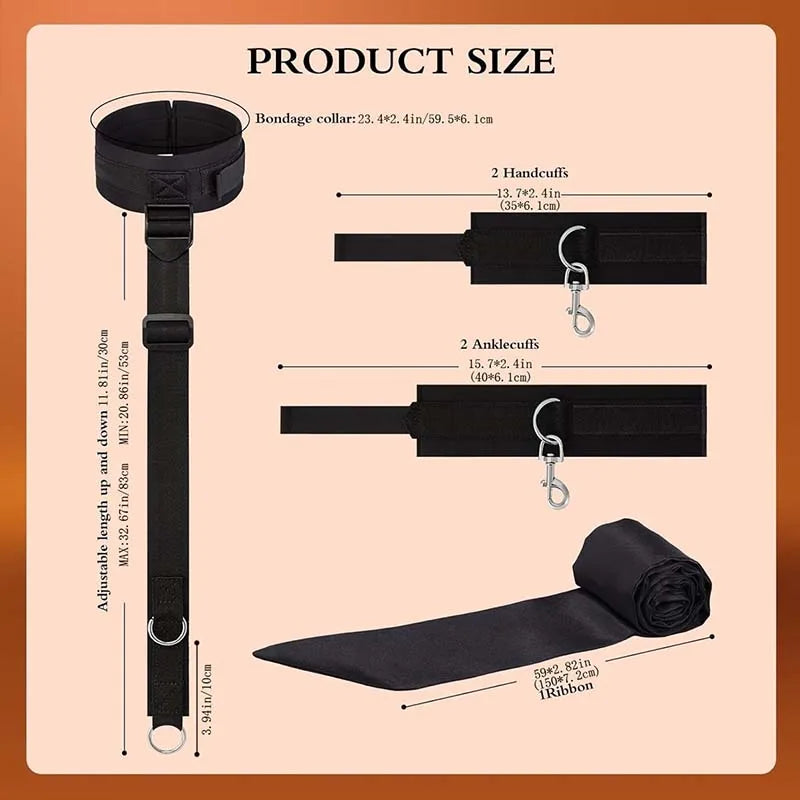 LUSTRA // Velvet Control - BDSM Restraint & Bondage KitLUSTRA // Velvet Control - BDSM Restraint & Bondage Kit