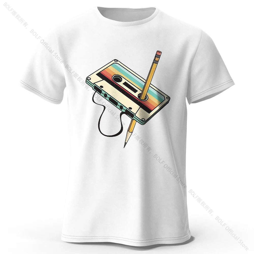 Retro Tape Vibes – Rewind Me Tee