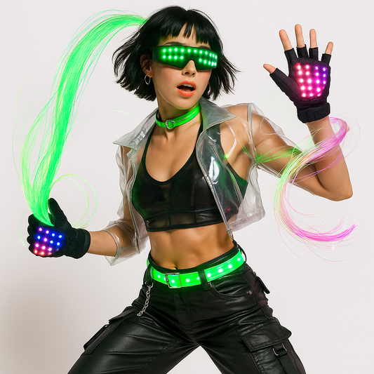 Neon Flow LED Whip – 360° RGB Rave Light