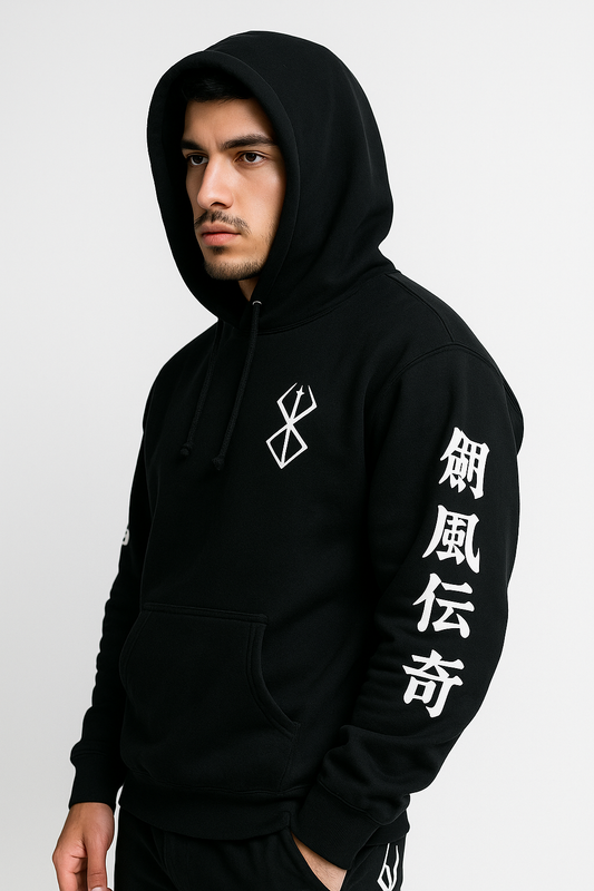 BERSERK//SACRIFICE Oversized Hoodie – Dark Anime Streetwear Drop