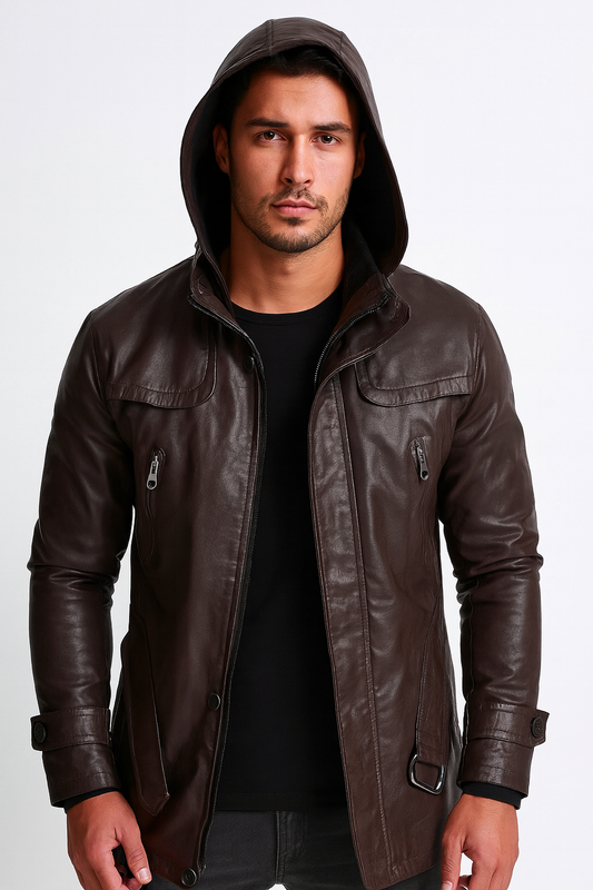 Night Rider Leather Coat