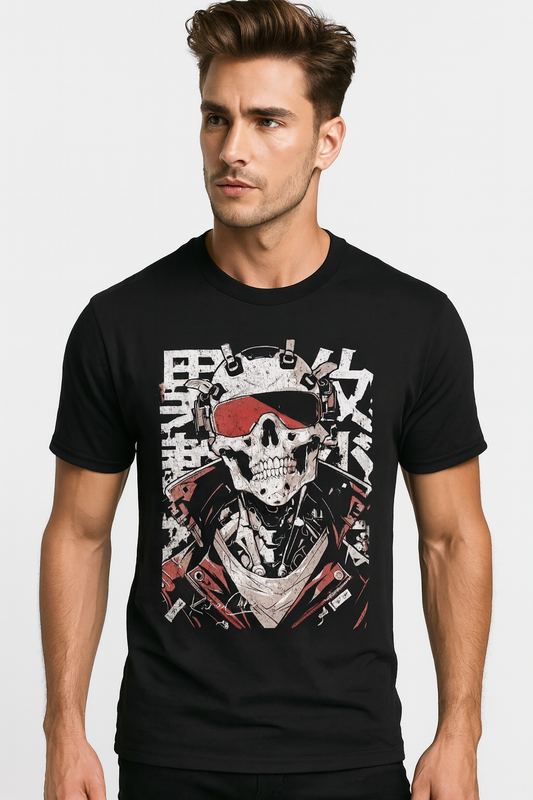 NEOTYPE//JP-CODE Tee – Cyberpunk Y2K Manga Streetwear Shirt