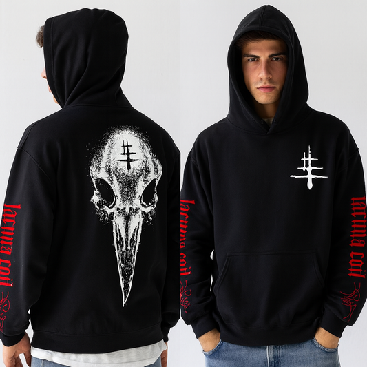 SLEEPLESS EMPIRE Lacuna Coil Hoodie – Gothic Rock Streetwear Fleece