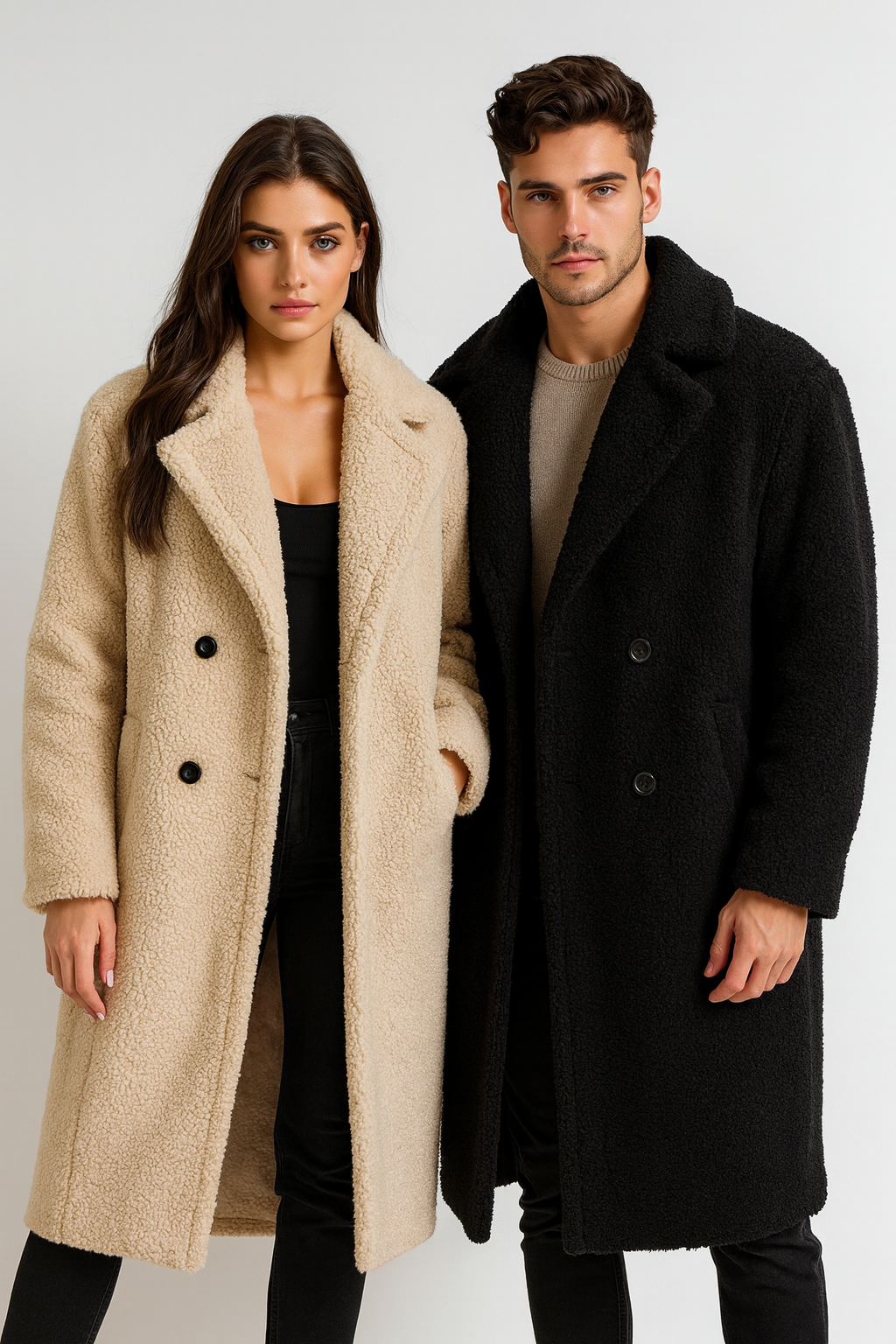 Echo-Stitch Y2K Long Coat