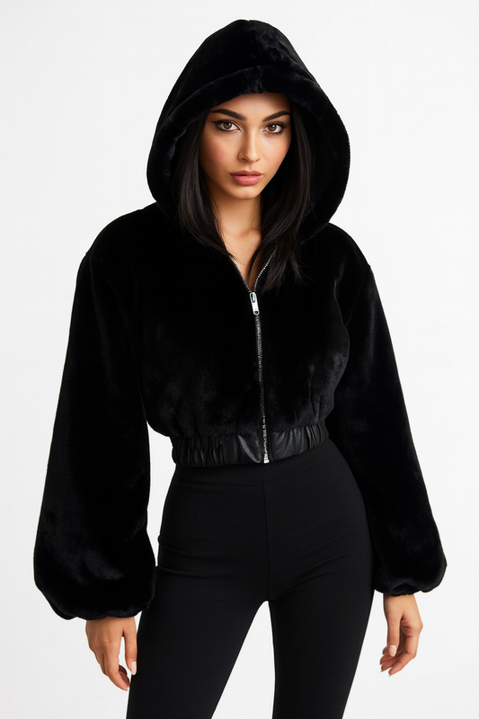 Flockwave Cropped Winter Jacket