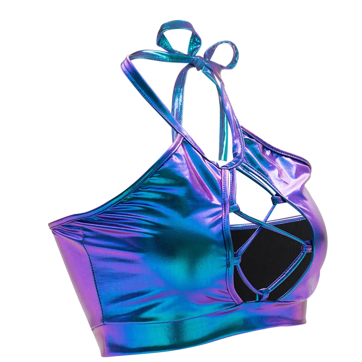 HoloStorm Metallic Halter