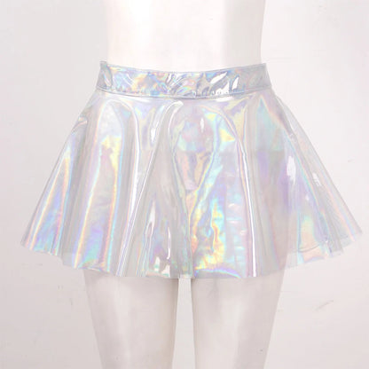 NeonFlare Mini Skirt
