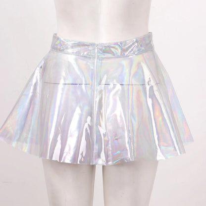 NeonFlare Mini Skirt