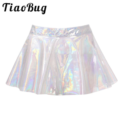 NeonFlare Mini Skirt