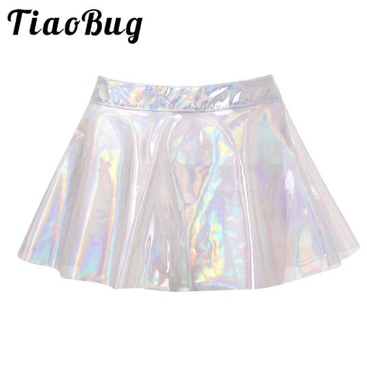NeonFlare Mini Skirt
