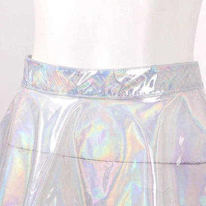 NeonFlare Mini Skirt