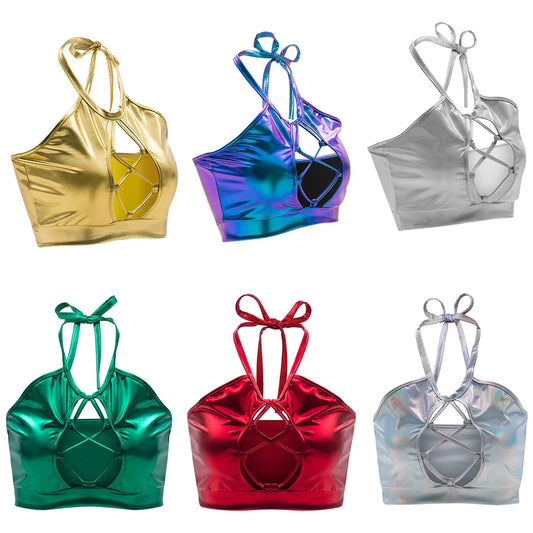 HoloStorm Metallic Halter