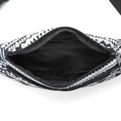 Boho Drift – Multicolor Fabric Waist Bag