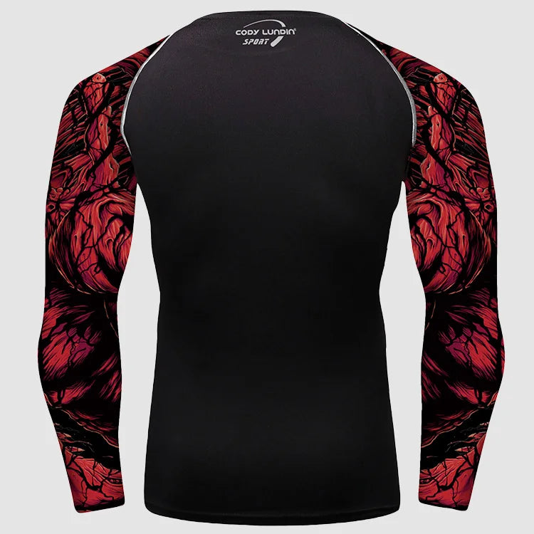 VORTEX//MMA Sublimation Rash Guard – High-Performance Combat Gear