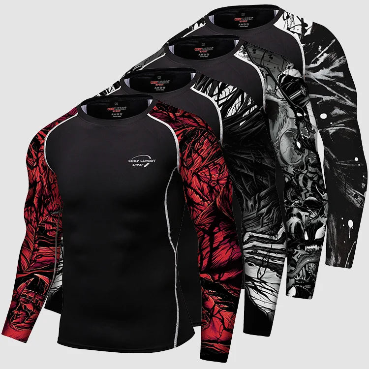 VORTEX//MMA Sublimation Rash Guard – High-Performance Combat Gear