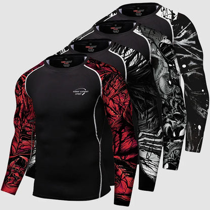 VORTEX//MMA Sublimation Rash Guard – High-Performance Combat Gear