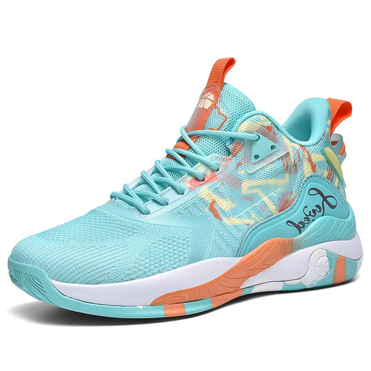 "VibeForce" High-Top Outdoor Sneakers – Custom Logo, Big Sizes (US 13-14)