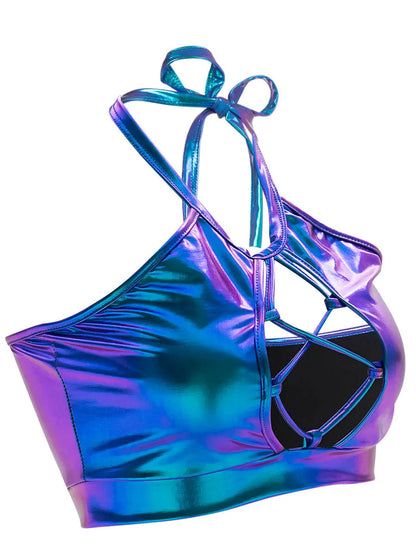 HoloStorm Metallic Halter