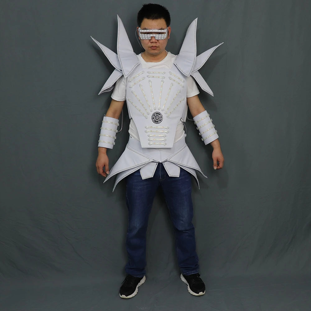 NeonBot LED Robot Suit – Full Color Light Armor