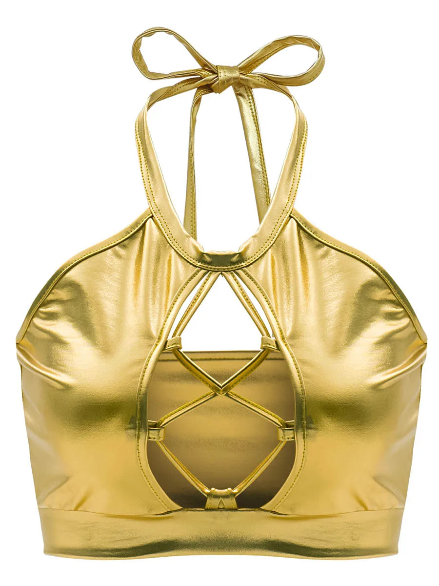 HoloStorm Metallic Halter